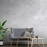 Fototapet Design de fundal abstract gri texturat.