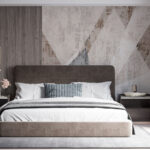 Fototapet Design cu model geometric abstract texturat.