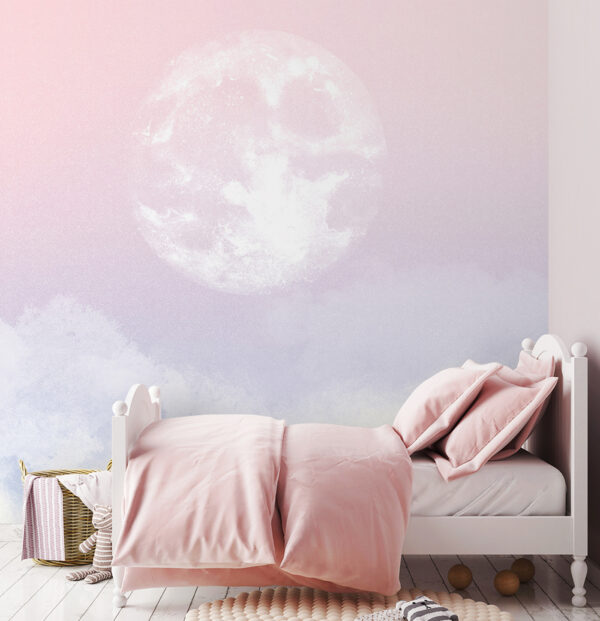 Luna pe cer Fototapet Luna pe cer