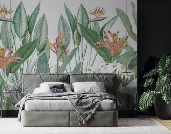 Fototapet Plante tropicale în armonie vibrantă