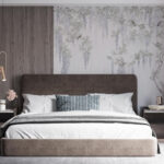 Fototapet Pasăre pe o suprafață albă