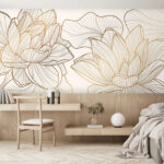 Fototapet Design elegant de artă florală.