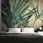 Fototapet Abstract frunze tropicale model de design