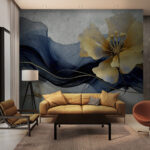 Fototapet Floare elegantă în flux eteric