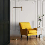 Fototapet Perete alb elegant cu design ornamentat