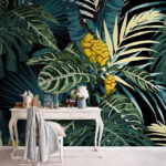 Fototapet Model de plante tropicale