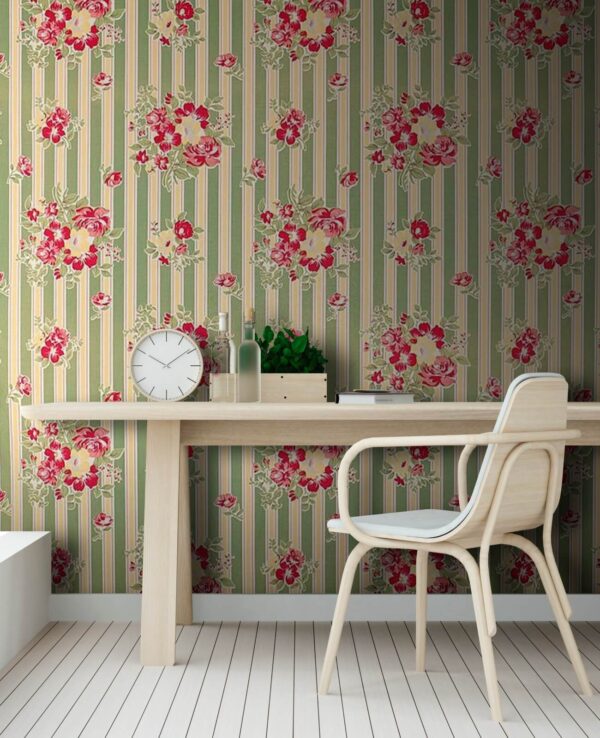 Fototapet Fototapet Wallpaper cu flori pe ea (SKU: u71664)