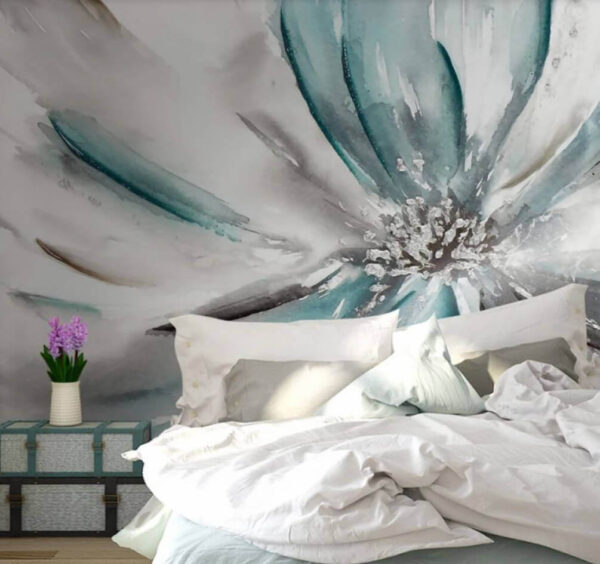 Fototapet Eleganță înflorită în nuanțe moi