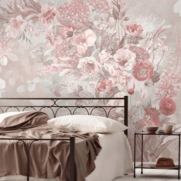 Fototapet Inflorescențe delicate în nuanțe delicate