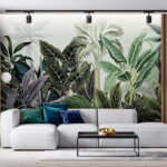 Fototapet Grup de plante tropicale