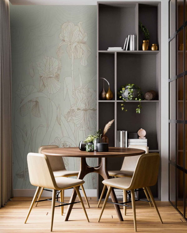 Fototapet Șoapte ale naturii în nuanțe blânde