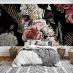 Fototapet Model floral de flori