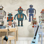 Fototapet Desen animat al unui robot