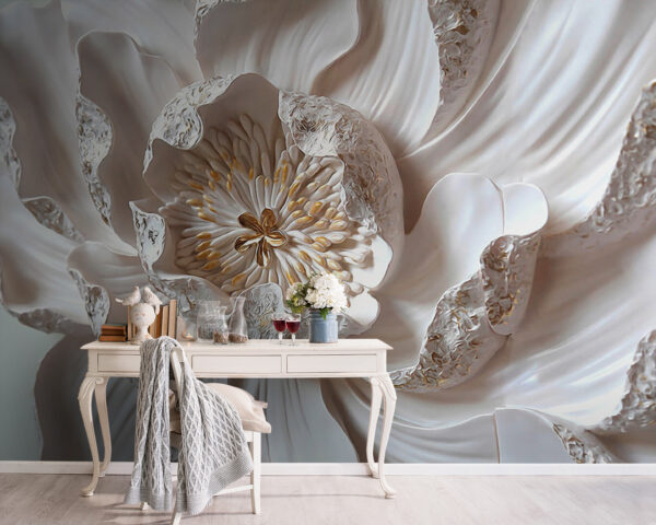 Fototapet Petale delicate în nuanțe moi