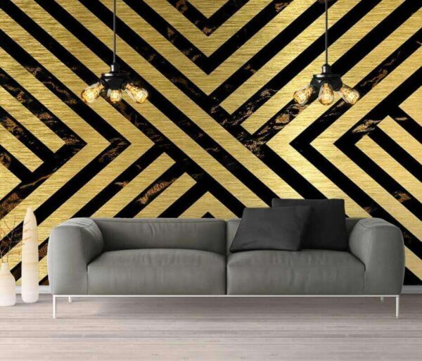 Liniile dinamice creează un contrast izbitor Fototapet Liniile dinamice creează un contrast izbitor