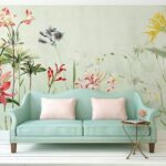 Fototapet Simfonie florală elegantă în floare