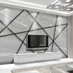 Fototapet Model geometric cu linii care se intersectează.