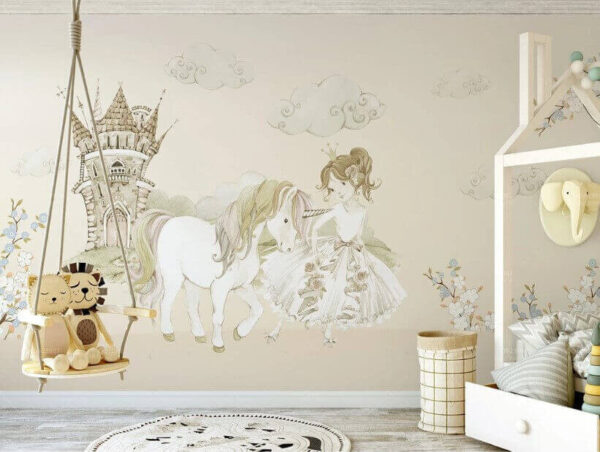 Desenul unui castel Fototapet Desenul unui castel