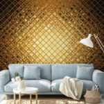 Fototapet Design geometric strălucitor cu model de diamant.