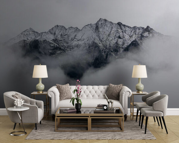 Fototapet Munte cu zăpadă pe vârf