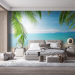 Fototapet Paradis tropical sub cerul însorit.