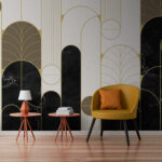 Fototapet Design cu model geometric Art Deco.