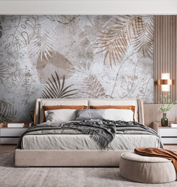 Abstract frunze tropicale model de design Fototapet Abstract frunze tropicale model de design