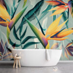 Fototapet Design artistic Birds of Paradise.