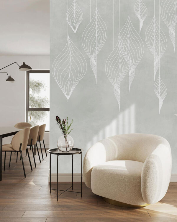 Design geometric elegant pe fundal moale Fototapet Design geometric elegant pe fundal moale