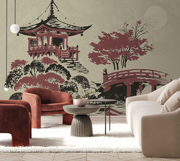 Fototapet Pictura unui pod