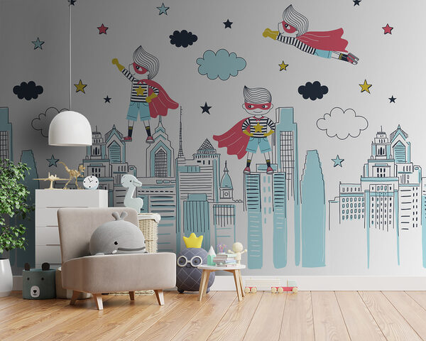 Fototapet Stea neagră pe un fundal alb