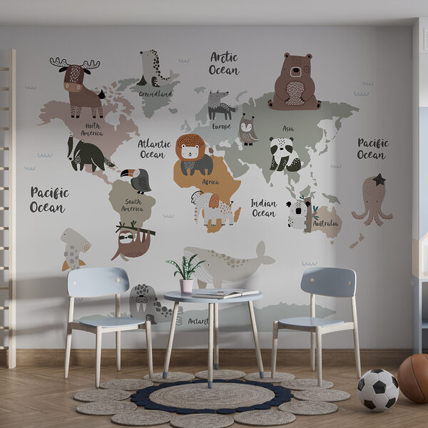 Desen animat al unei balene Fototapet Desen animat al unei balene
