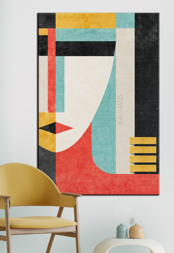 Afiș abstract cu design geometric Bauhaus Tablouri Afiș abstract cu design geometric Bauhaus
