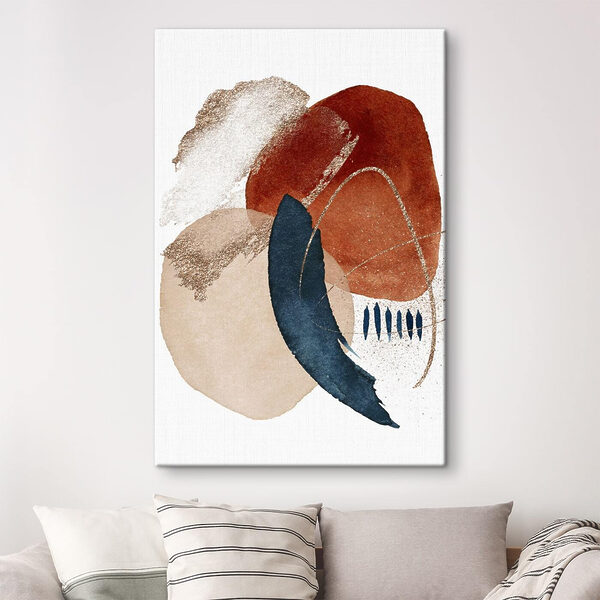 Forme și texturi abstracte de acuarelă Tablouri Forme și texturi abstracte de acuarelă