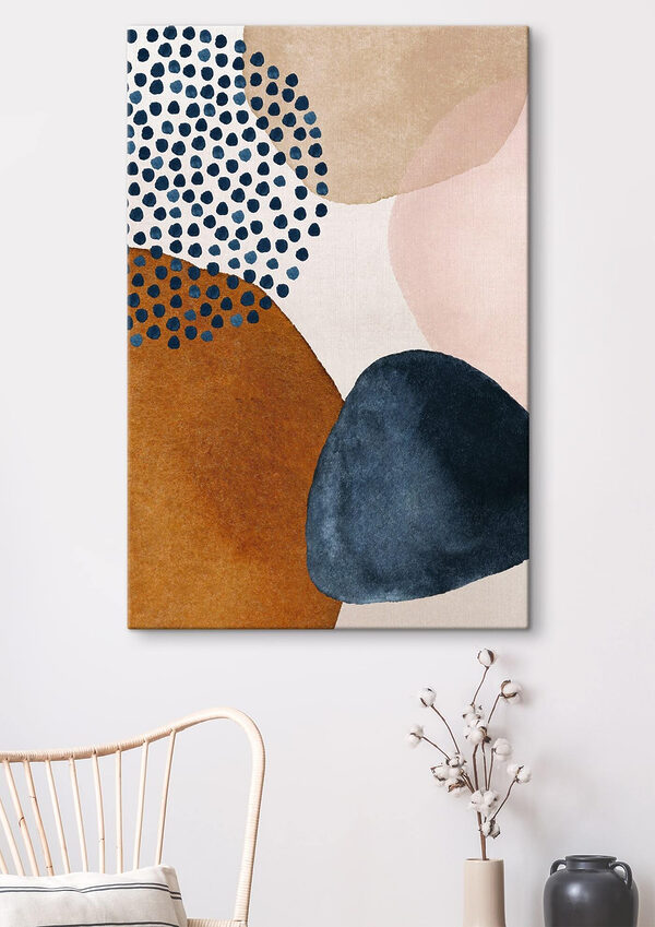 Design abstract cu forme și puncte Tablouri Design abstract cu forme și puncte