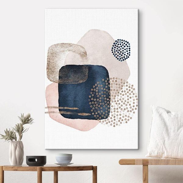 Forme abstracte cu accente punctate Tablouri Forme abstracte cu accente punctate