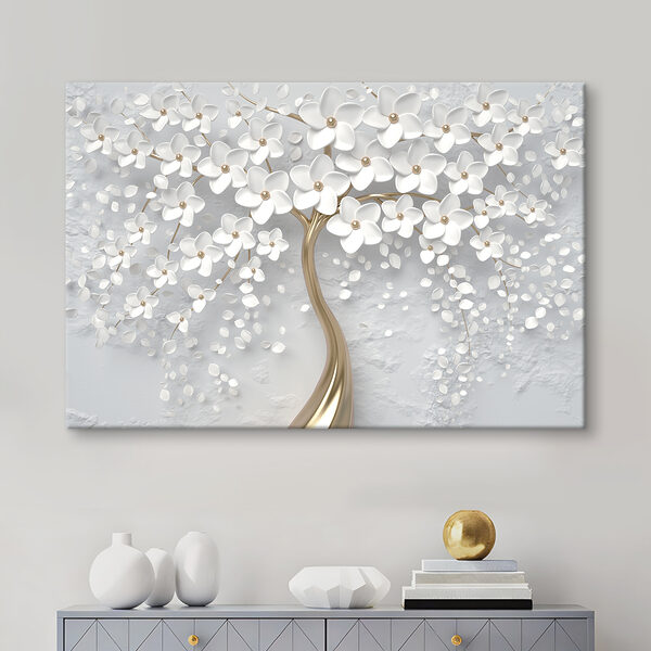 Design floral elegant cu petale delicate Tablouri Design floral elegant cu petale delicate