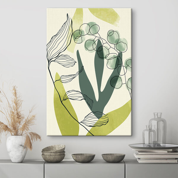 Desenul unei plante Tablouri Desenul unei plante