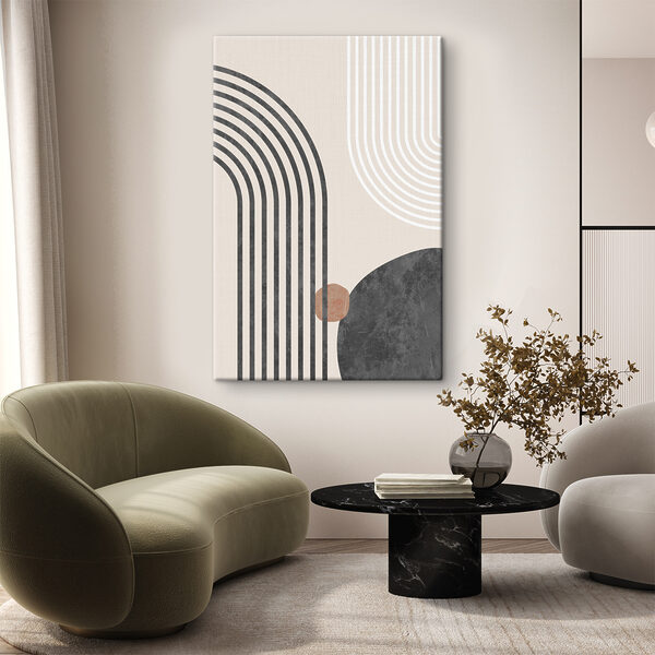 Linii abstracte cu forme geometrice Tablouri Linii abstracte cu forme geometrice