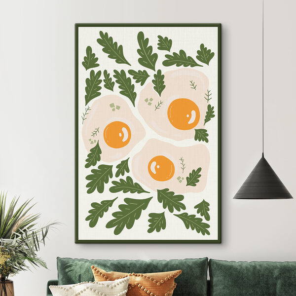 Tablouri O portocală cu o față zâmbitoare