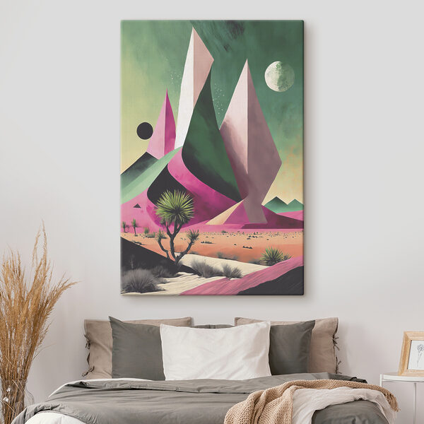 Tablouri Cerc negru pe un fundal galben