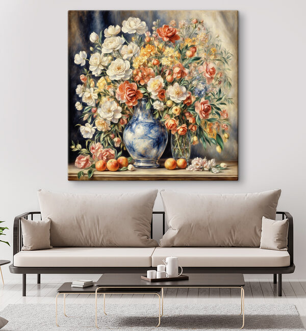 Pictura de flori într-o vază Tablouri Pictura de flori într-o vază
