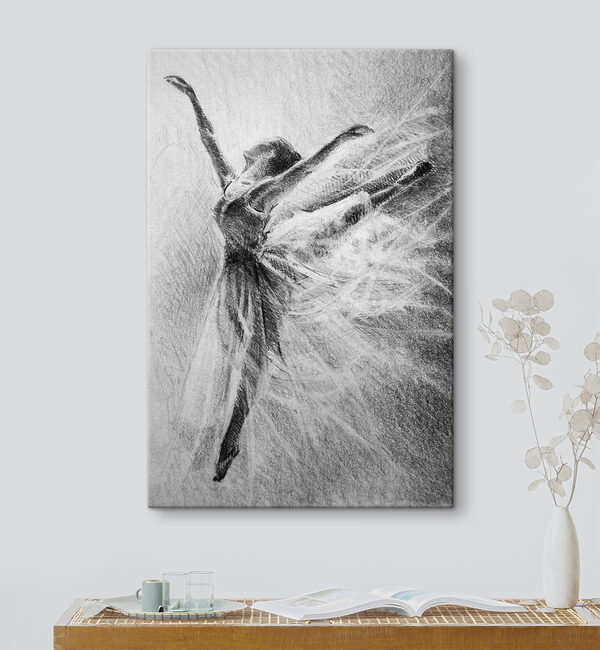 Desenul unei femei care dansează Tablouri Desenul unei femei care dansează