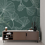 Fototapet Elegant ginkgo frunze model de design