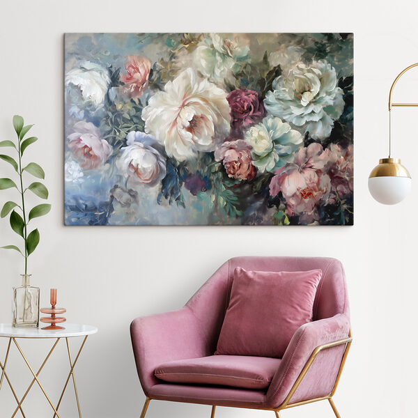 Eleganță florală vibrantă în floare Tablouri Eleganță florală vibrantă în floare