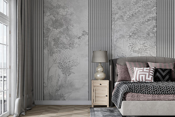 Fototapet Fototapet Copac cu frunze și plante (SKU: w00670v3)