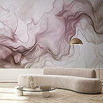 Fototapet Design de artă pastel abstract care curge.