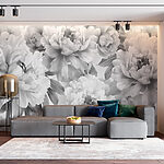 Fototapet Monochrome Bloom Eleganță