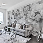 Fototapet Monochrome Bloom Eleganță