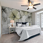 Fototapet Floarea palidă iese din ceață